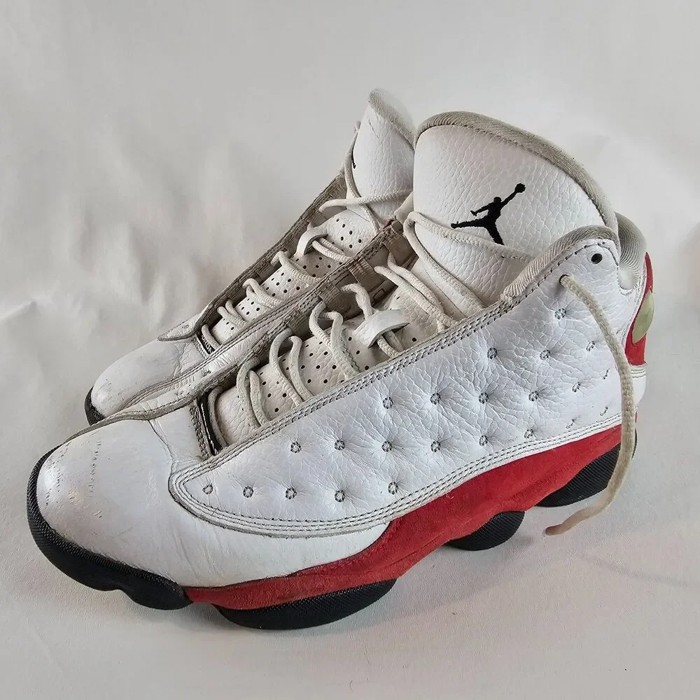 Nike Air Jordan 13 Retro OG Chicago 2017 Mens 8.5 White Red Black Basketball
